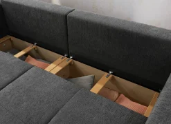 Zetel Relax Bigsofa 4-zit - stof - chenil antraciet- Zetels