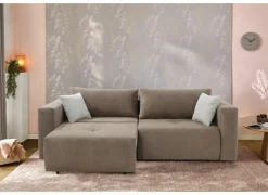 Zetels|Zetel Relax Bigsofa 4-zit - stof - taupe