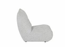 Zetels|Zetel Schiva 1-zit - stof - lichtgrijs