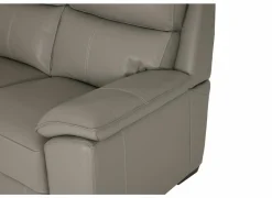 Zetel Singer 2,5+2-zit - leder - taupe- Zetels