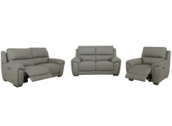 Zetels|Zetel Sneak 2,5+2+1-zit - leder - elephant met relax