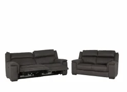 Zetels|Zetel Still  2,5+2-zit - stof - grijs & bruin met relax