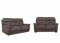 Zetels|Zetel Twitch 2,5+2-zit - stof - grijs