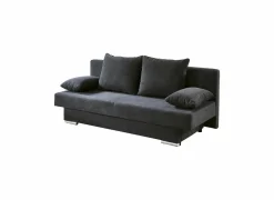 Zetelbed Grenoble 2 persoons stof antraciet- Zetelbedden