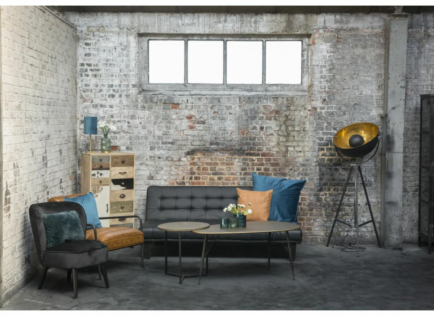 Zetelbed Molina 1 persoon - 180x90cm - lederlook - zwart- Zetelbedden|Slaapbanken