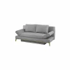Zetelbed Yann 2 persoons - 198x92cm - stof - grijs- Zetelbedden|Slaapbanken