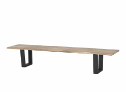 Zitbank Scarface 270cm - sheesham massief - naturel- Banken