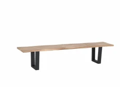 Banken|Zitbank Scarface 220cm - sheesham massief - naturel