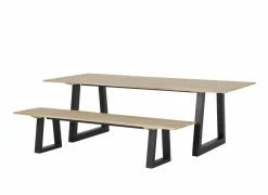 Banken|Zitbank Sherwood 210cm - eik massief - naturel