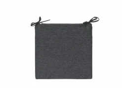 Tuinstoelkussens|Zitkussen Nona 39x39cm - polyestervezel - antraciet