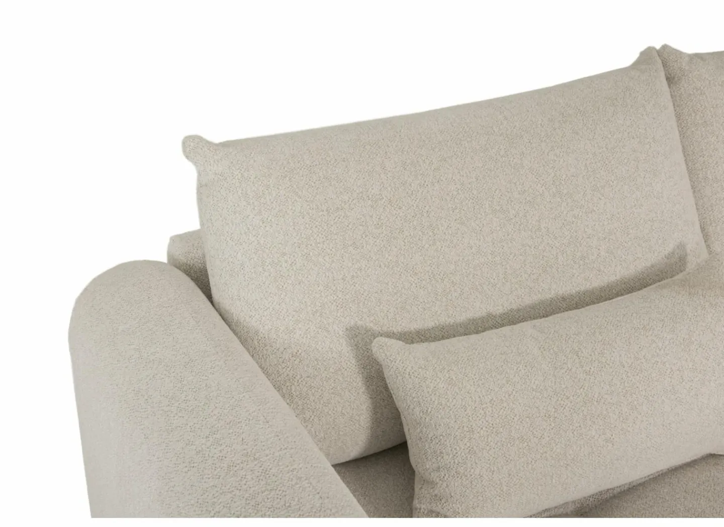 3-zits zetels Olivio 218x114cm - stof - beige- 3-Zits Zetels