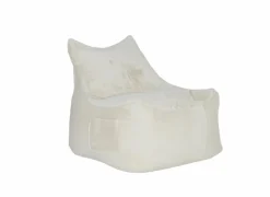 Zitzak Karina 80x83x106cm - stof - crème- Kindermeubelen|Zitzakken