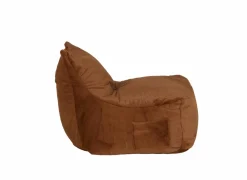 Zitzak Karina 80x83x106cm - stof - oranje- Kindermeubelen|Zitzakken