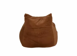 Zitzak Karina 80x83x106cm - stof - oranje- Kindermeubelen|Zitzakken