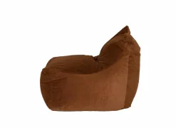 Zitzak Karina 80x83x106cm - stof - oranje- Kindermeubelen|Zitzakken