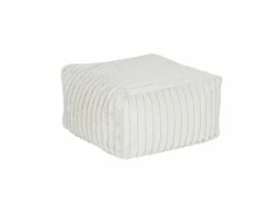 Poefs & Voetenbankjes|Zitzakken|Zitzak Nooki 50x50cm - polyestervezel - lichtgrijs