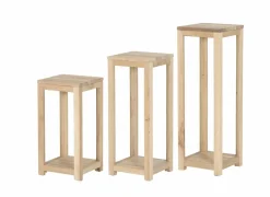 Zuil Arriba 30x30x75cm - eik massief - naturel- Zuilen|Zuilen