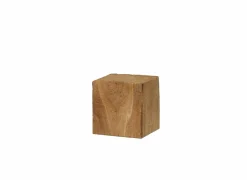 Decoratieve Accessoires|Zuilen|Zuil Kubus 15x15x15cm - eik massief - naturel