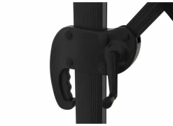 Zweefparasols|Zweefparasol Ekaterini 300x300cm - zwart met beschermhoes