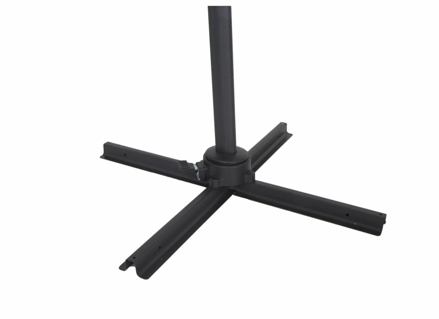 Zweefparasol Thalassa 250x250cm zwart met beschermhoes- Zweefparasols