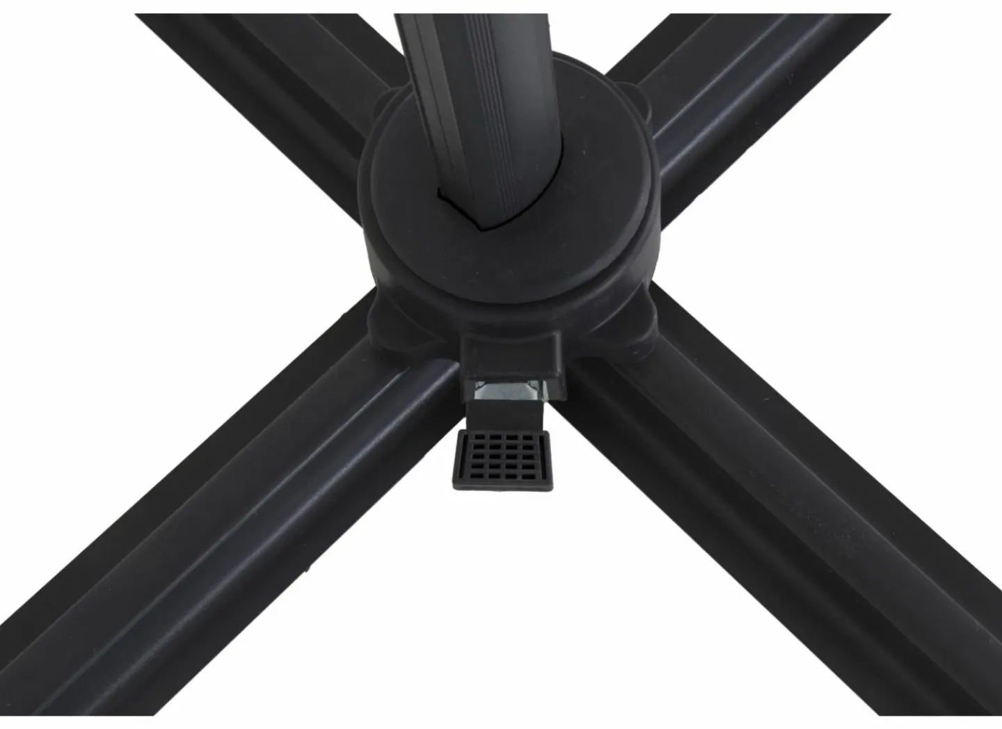 Zweefparasol Thalassa 250x250cm zwart met beschermhoes- Zweefparasols