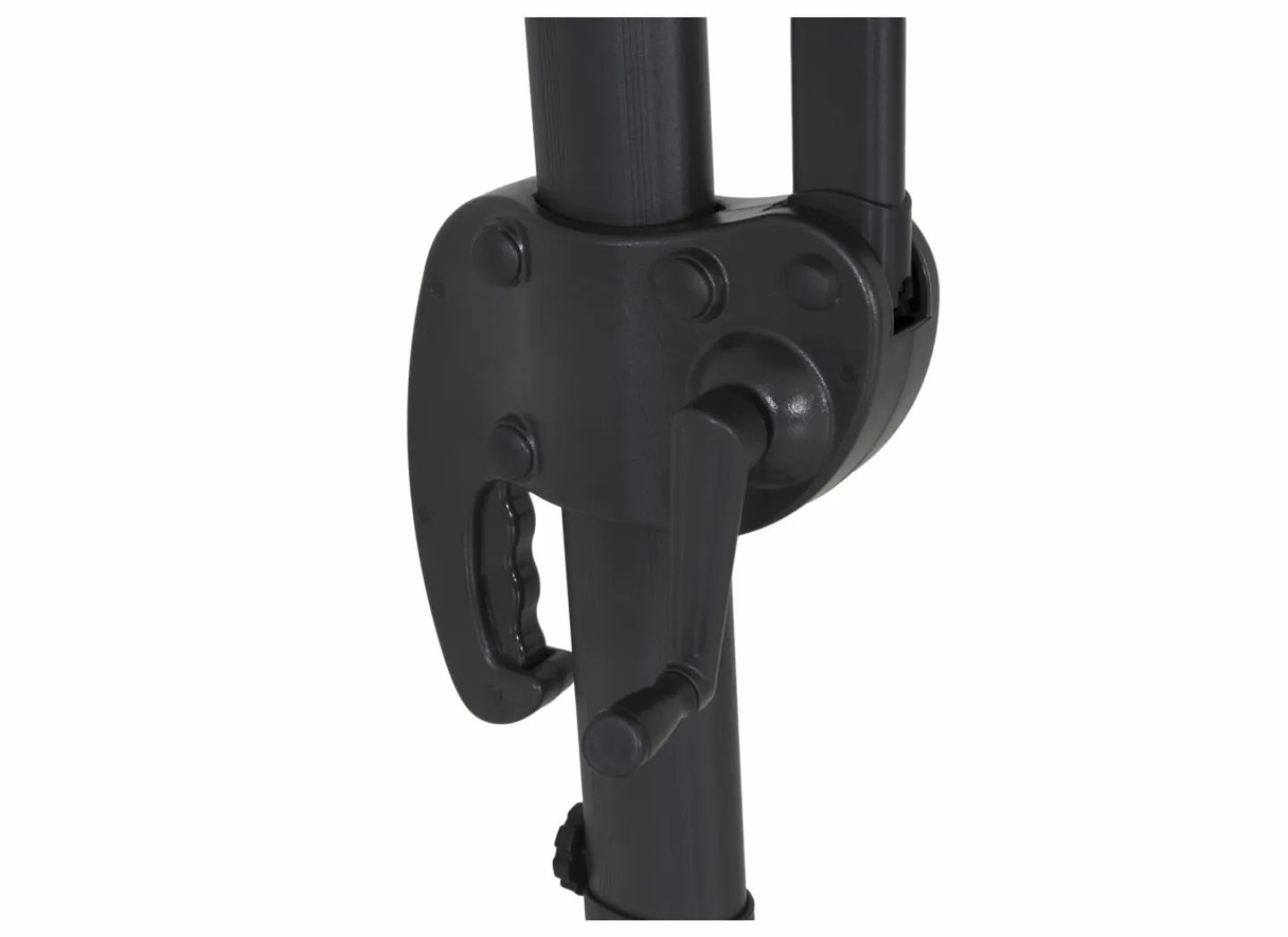 Zweefparasol Thalassa 250x250cm zwart met beschermhoes- Zweefparasols